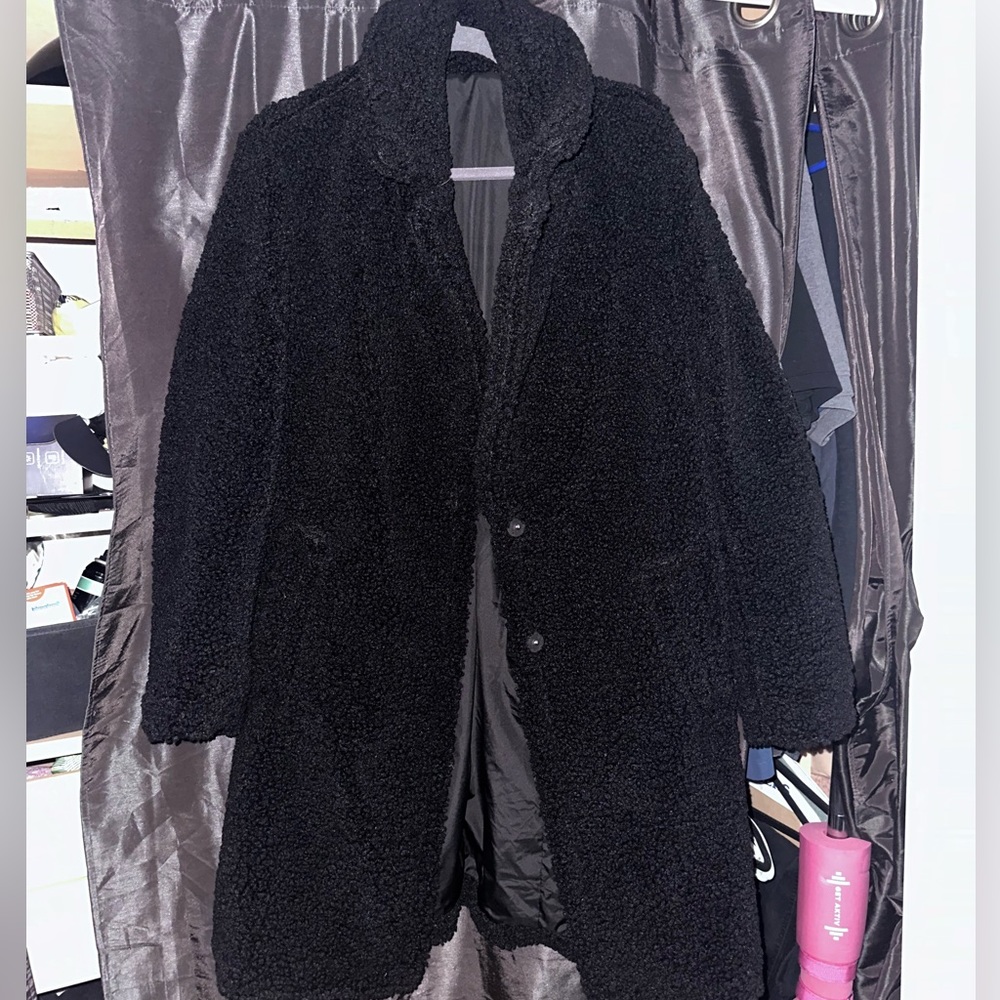 Long teddy bear coat